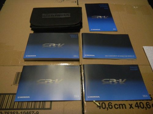 2014 honda cr-v crv owners manual set + free shipping