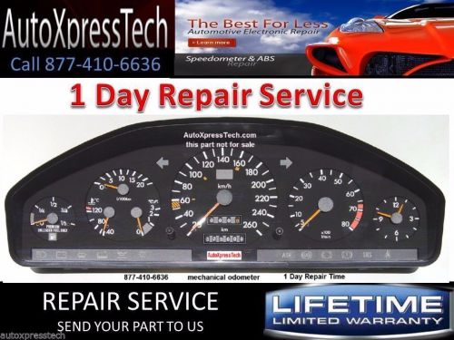 Mercedes 400se 400sel class instrument cluster  rebuild repair service  read!