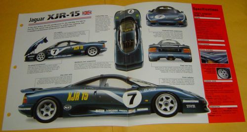 1990 1992 1991 jaguar xjr 15 5993cc v12 450 race car imp info/specs/photo 15x9