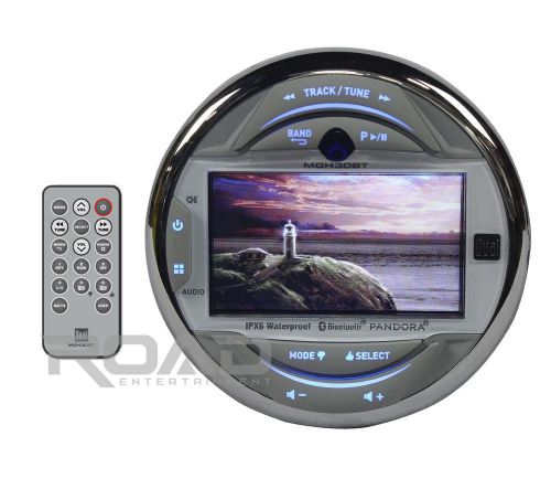 Ob - dual mgh30bt marine digital media stereo w/ bluetooth 3&#034; display boat radio