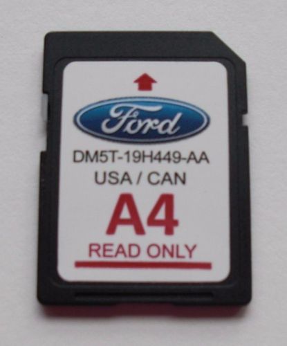 Ford sync navigation sd card map version a4 dm5t-19h449-aa