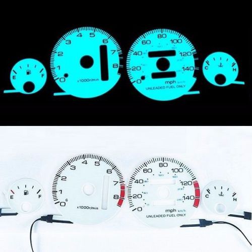 For acura integra 94-01 ls/rs/gs automatic el glow gauge indiglo cluster gauge