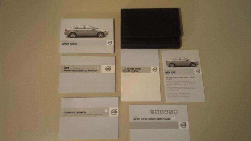 2008 volvo s80 owners manual - complete set!  free shipping!
