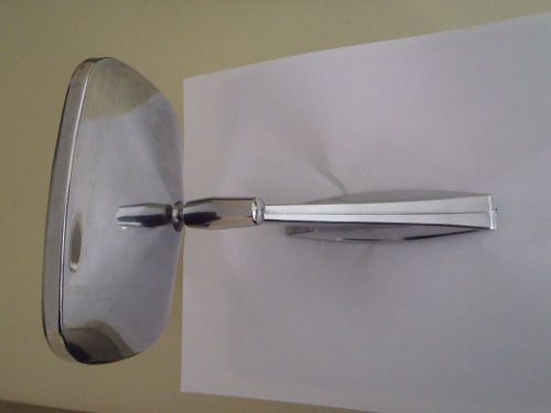 Vintage universal chrome style muscle car/ rat rod d/side view mirror
