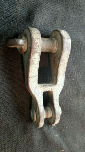 Vintage 3 3/4&#034; brass 2- way link shackel