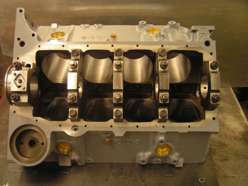 Sb chevy race engine block 3970010 350-383 fully machined billet 4 bolt caps new
