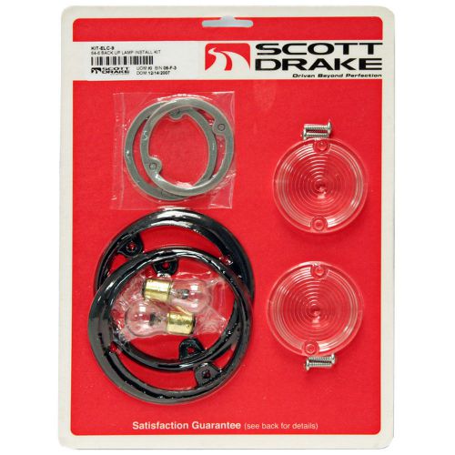 Scott drake kit-elc-9 mustang back up light install kit 65-66