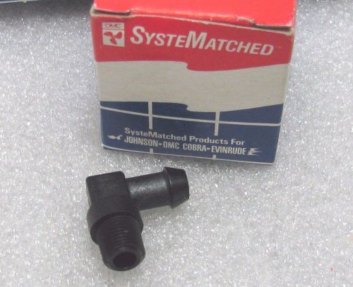 Nos omc johnson / evinrude water inlet elbow fitting 331894