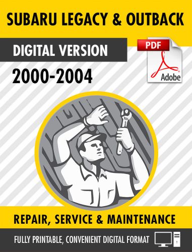 2000 2001 2002 2003 2004 subaru legacy &amp; outback factory service repair manual