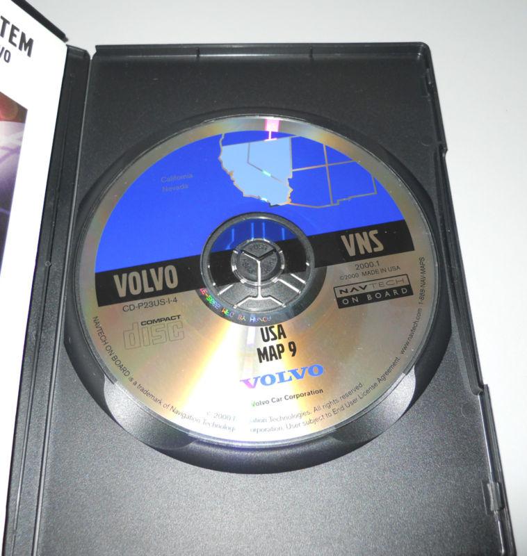 Volvo navigation system usa map 9 california nevada w data cd information guide