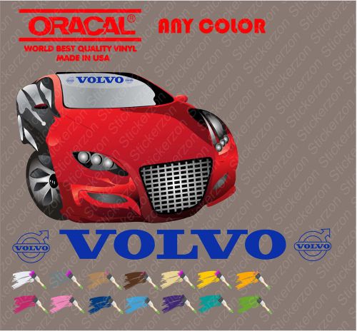 Volvo vinyl windshield banner, decal, sticker car sport racing truck