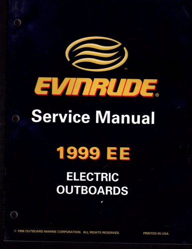 1999 evinrude electric outboard  service manual p/n 787021  (545)