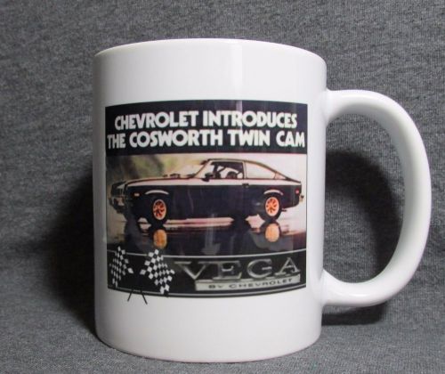 Chevrolet cosworth vega coffee cup, mug - new - classic 70&#039;s - sharp