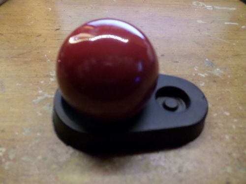 Red shifter knob  3/8-24 fine threads  vintage hurst shifters new