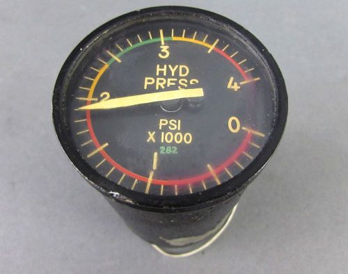 Nortek sr-07f boeing hydraulic pressure gauge indicator 26 volts psi 1000