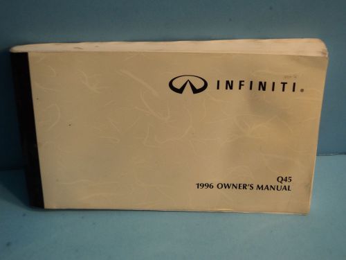 96 1996 infiniti q45 owners manual