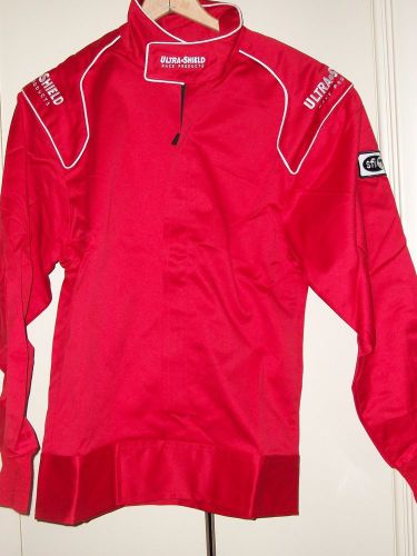 New ultrashield 2pc fire suit medium m imca sfi race racing proban firesuit red