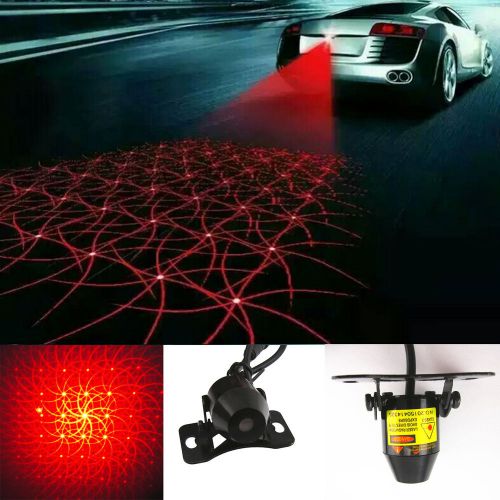 Anti pileup rear end caution tail fog driving laser light with custom pattern