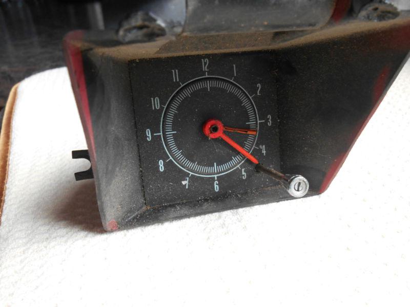 1969 chevy camaro factory dash clock used - no reserve