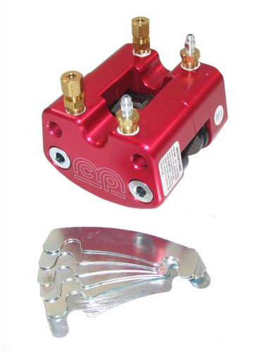 Mcp brake caliper w/pads for .50-.65&#034; discs,red,micro-sprint,mini,midget