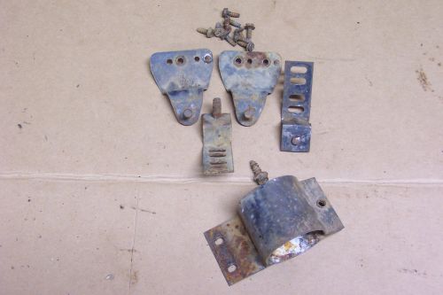 1964 1/2 1965 1966 mustang a/c condenser &amp; dryer mounting bracket set w/screws