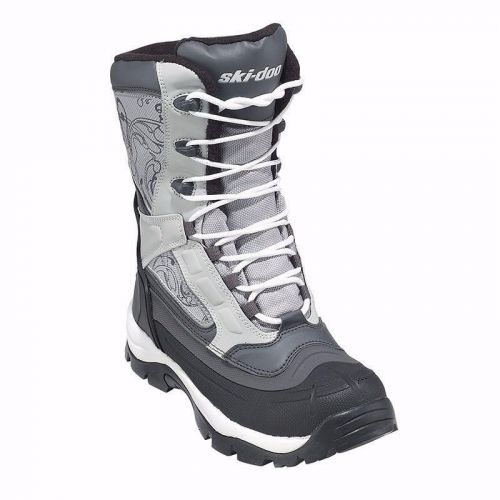 Ladies&#039; ski-doo rebel boots charcoal grey 4441682807 size 8