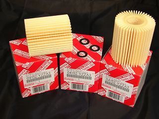 2006 to 2014 lexus is250/is350 factory oem replacement oil filters -  3 pack set