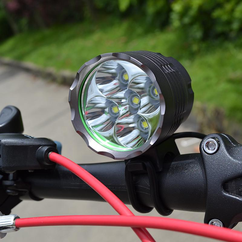 7000 lum 5x cree xml t6 led cycling bicycle bike light lamp headlight headlamp