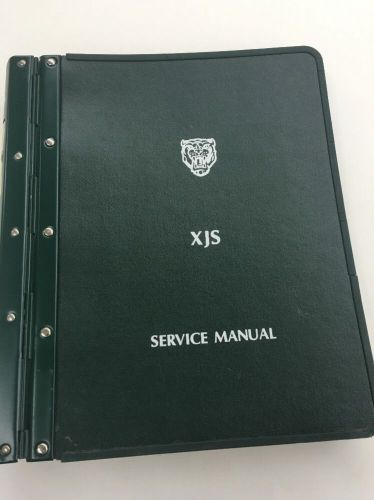 Jaguar xjs service manual shop binder volume 1