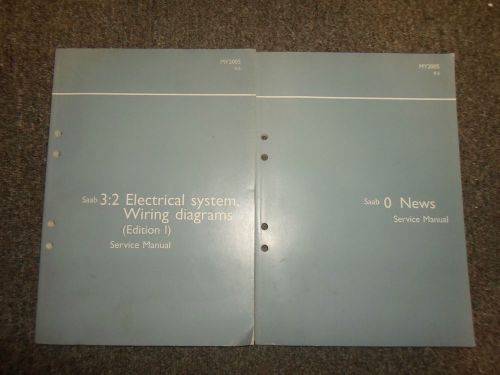 2005 saab 9-5 electrical system wiring diagrams edition i news service manual x