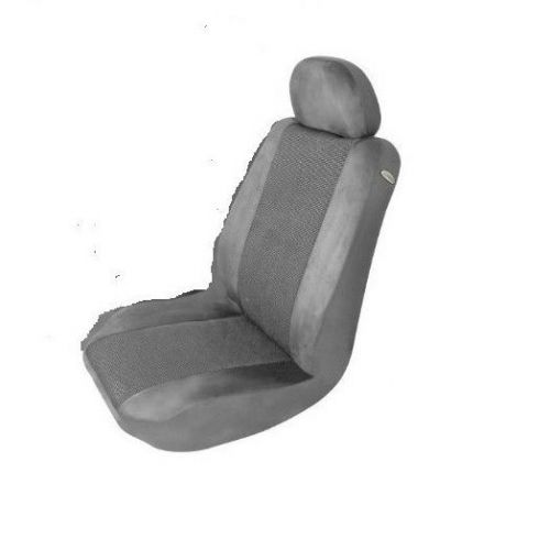 Elegant e 370047 clix iii century gray low back car seat cover, one