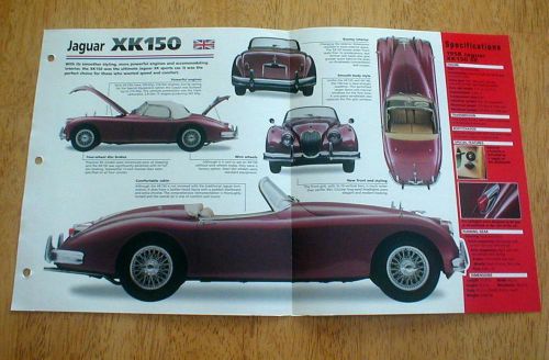 1958 jaguar xk150 se convertible unique imp brochure