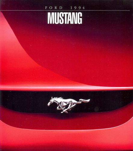 1994 ford mustang brochure -mustang gt coupe-mustang convertible-5.0l ho v8