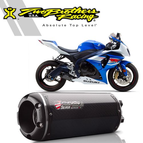 Two brothers suzuki gsxr1000 09-13 carbon fiber silver full system exhaust