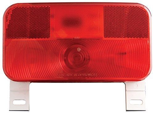 Optronics (rv-st51p) stop/turn/tail light with white base and license plate