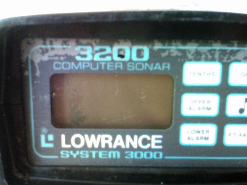 Marine fishfinder lowrance, sold as is, parts only, no returns, free ship