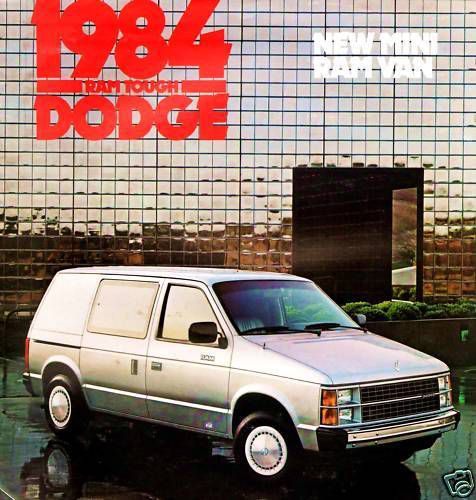 1984 dodge mini ram van brochure-mini ram royal