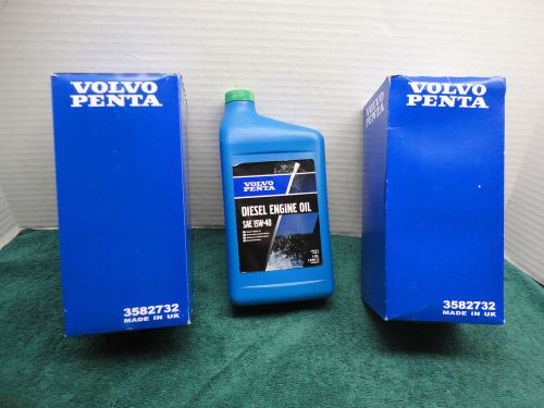 Volvo penta 3582732  22030848 diesel d4 d6 oil filter main combo deal free ship