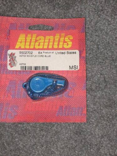 Nos atlantis whistle with cord blue -  wave runner whistle with cord