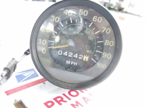 1980 kawasaki 440 fan intruder: speedometer 4242 miles