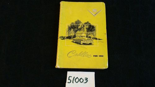 1951 cadillac data book for all models 160626 51003 d