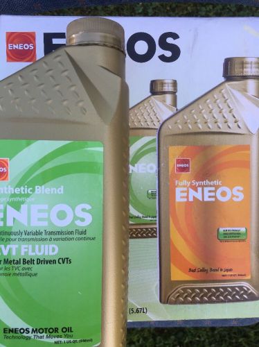 Eneos cvt fluid - case of 6 - synthetic blend continuously variable trans fluid