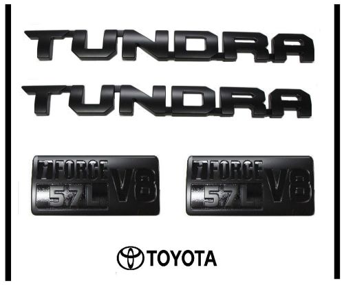 2014 2015 2016 toyota tundra new trd-pro  black emblem logo nameplate  kit