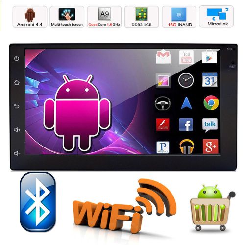 2 din 7&#034; android car stereo radio no-dvd mp3 player gps wifi 3g bluetooth usb us