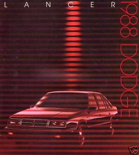 1988 dodge lancer factory brochure-lancer shelby-es