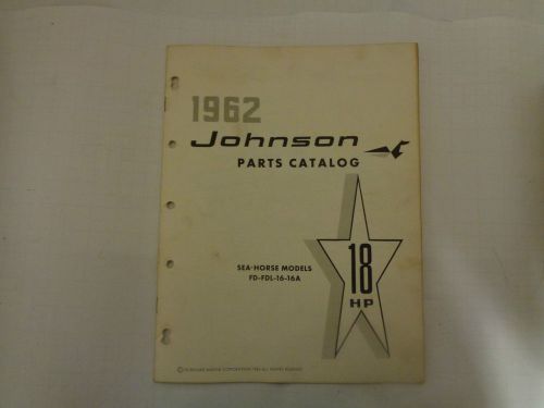 1962 johnson parts catalog  18 hp motors @@@check this out@@@