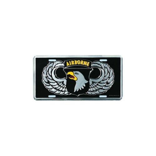 101st airborne wings license plate - la36