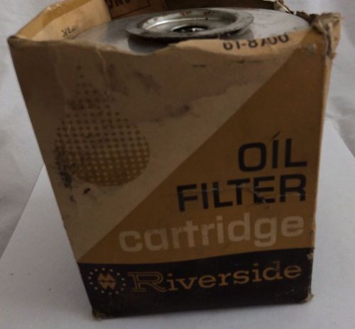Vintage nos riverside oil filter cartridge 61-8700