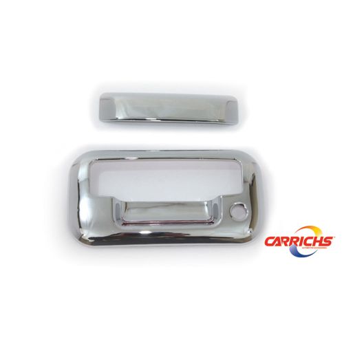 Carrichs 408 chrome tailgate handle cover, part no # tgfd108