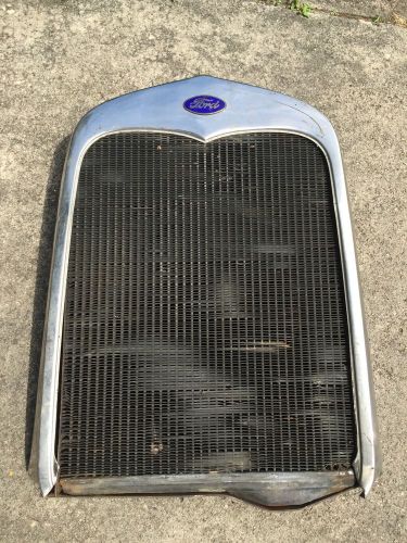 Ford model a grill and radiator
